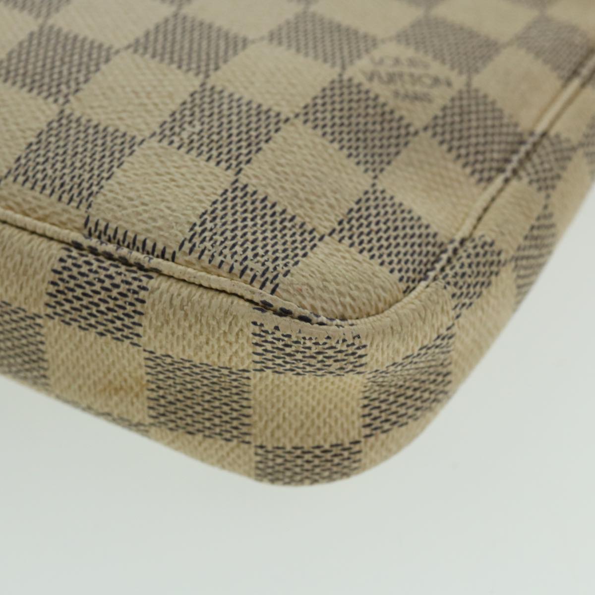 LOUIS VUITTON Damier Azur Pochette Accessoires Pouch N51986 LV 55044