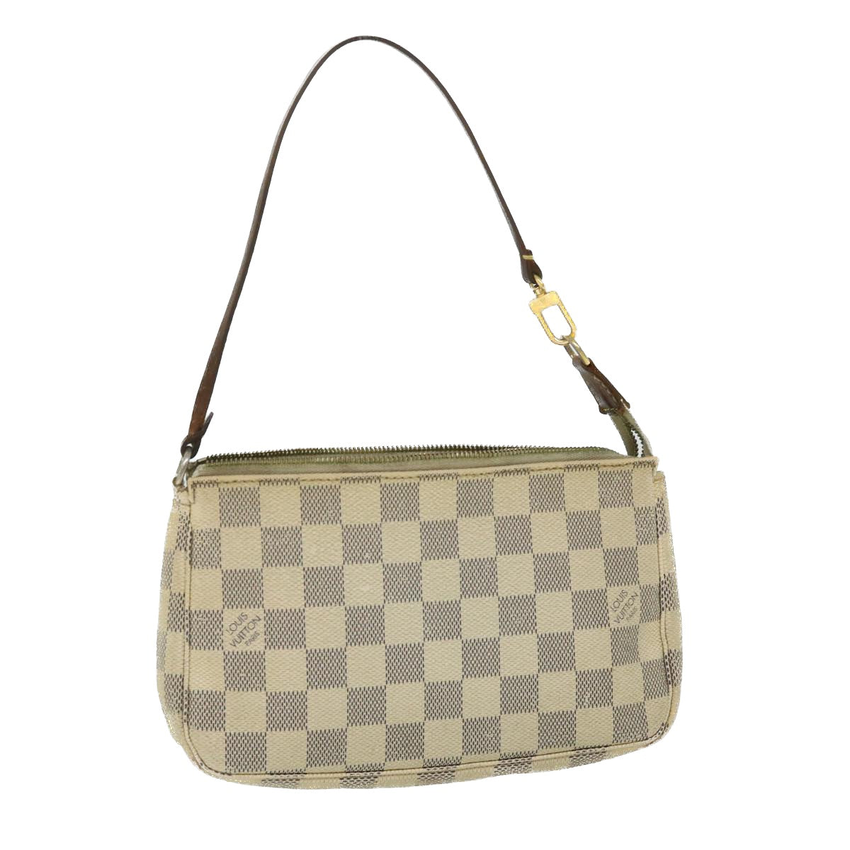 LOUIS VUITTON Damier Azur Pochette Accessoires Pouch N51986 LV 55044