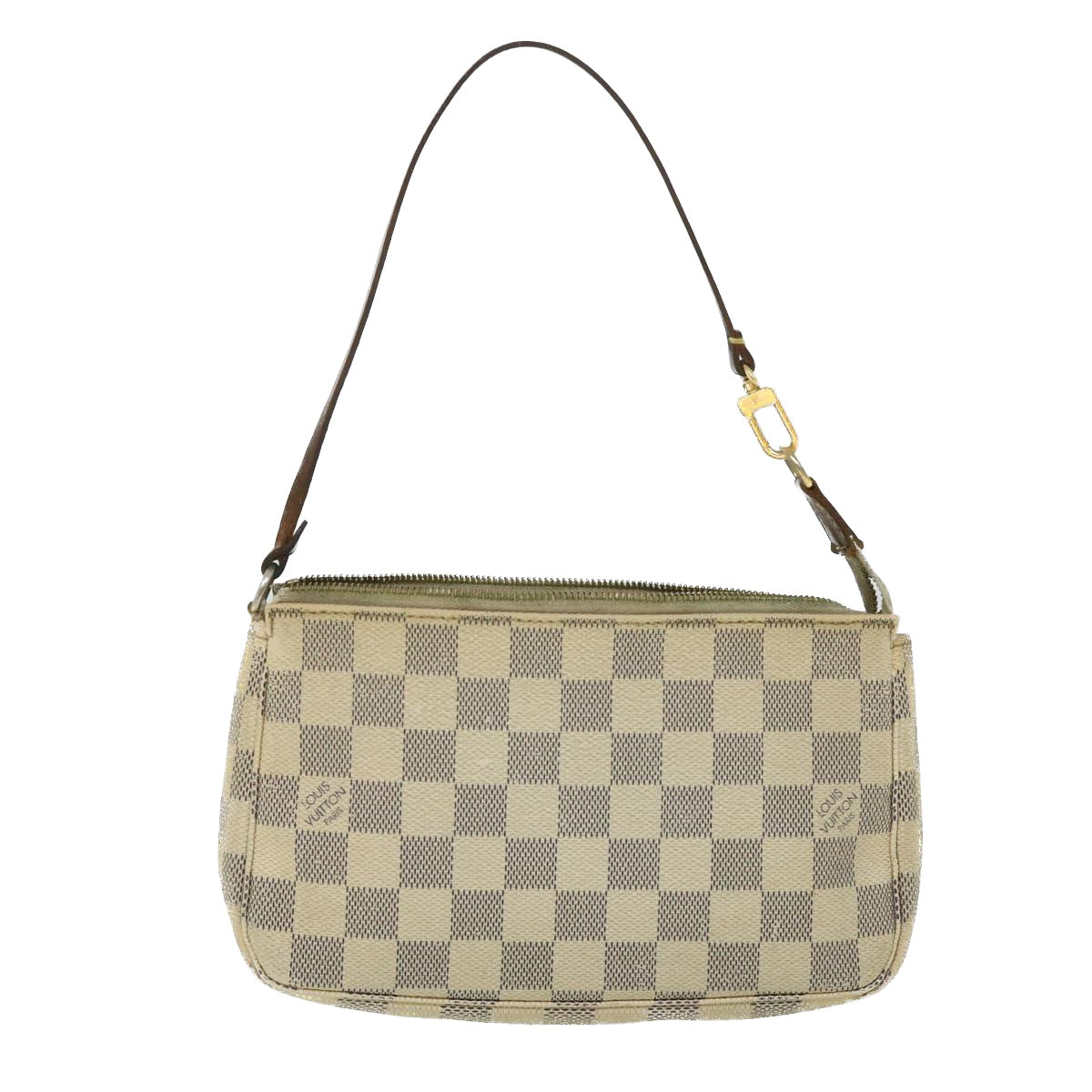 LOUIS VUITTON Damier Azur Pochette Accessoires Pouch N51986 LV 55044