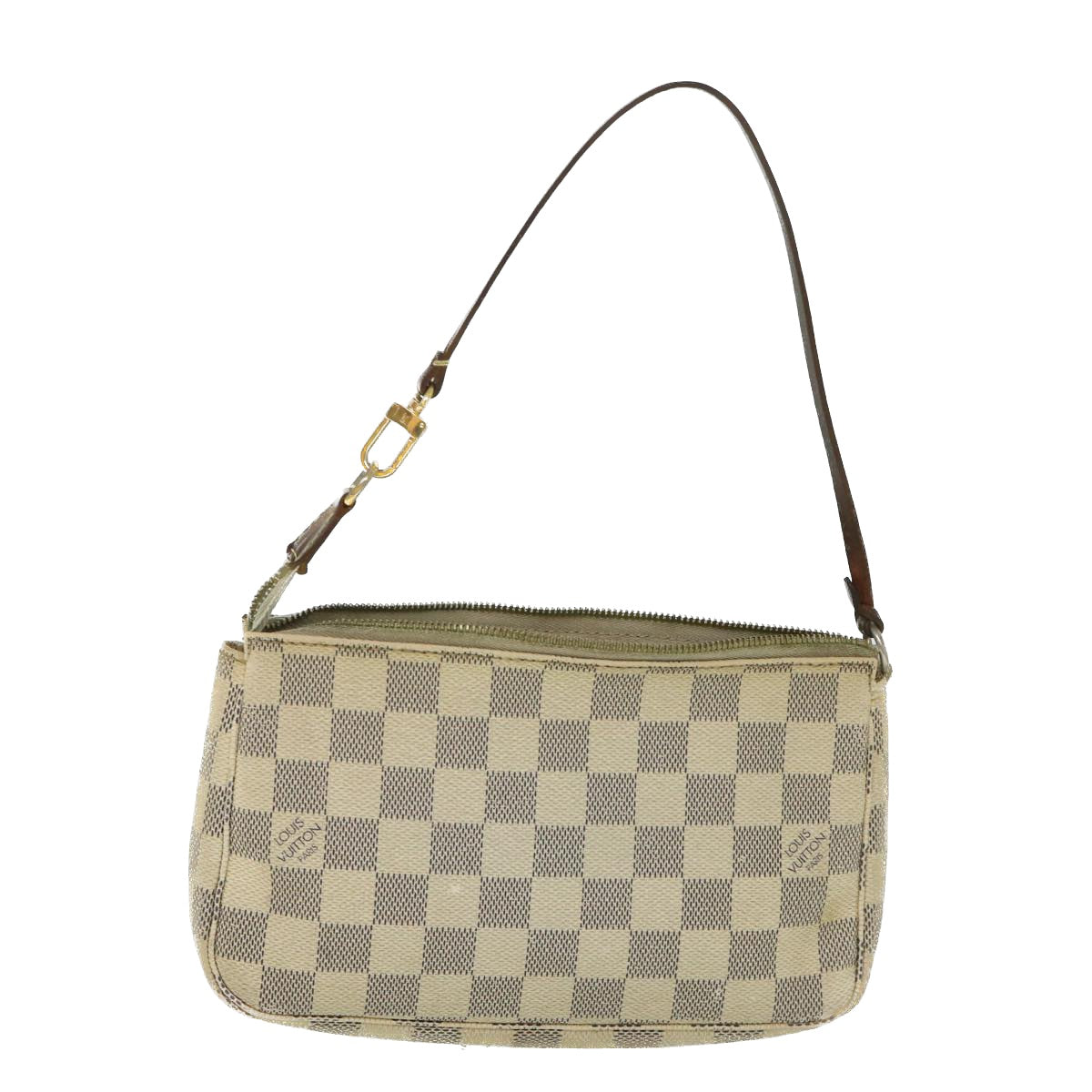 LOUIS VUITTON Damier Azur Pochette Accessoires Pouch N51986 LV 55044