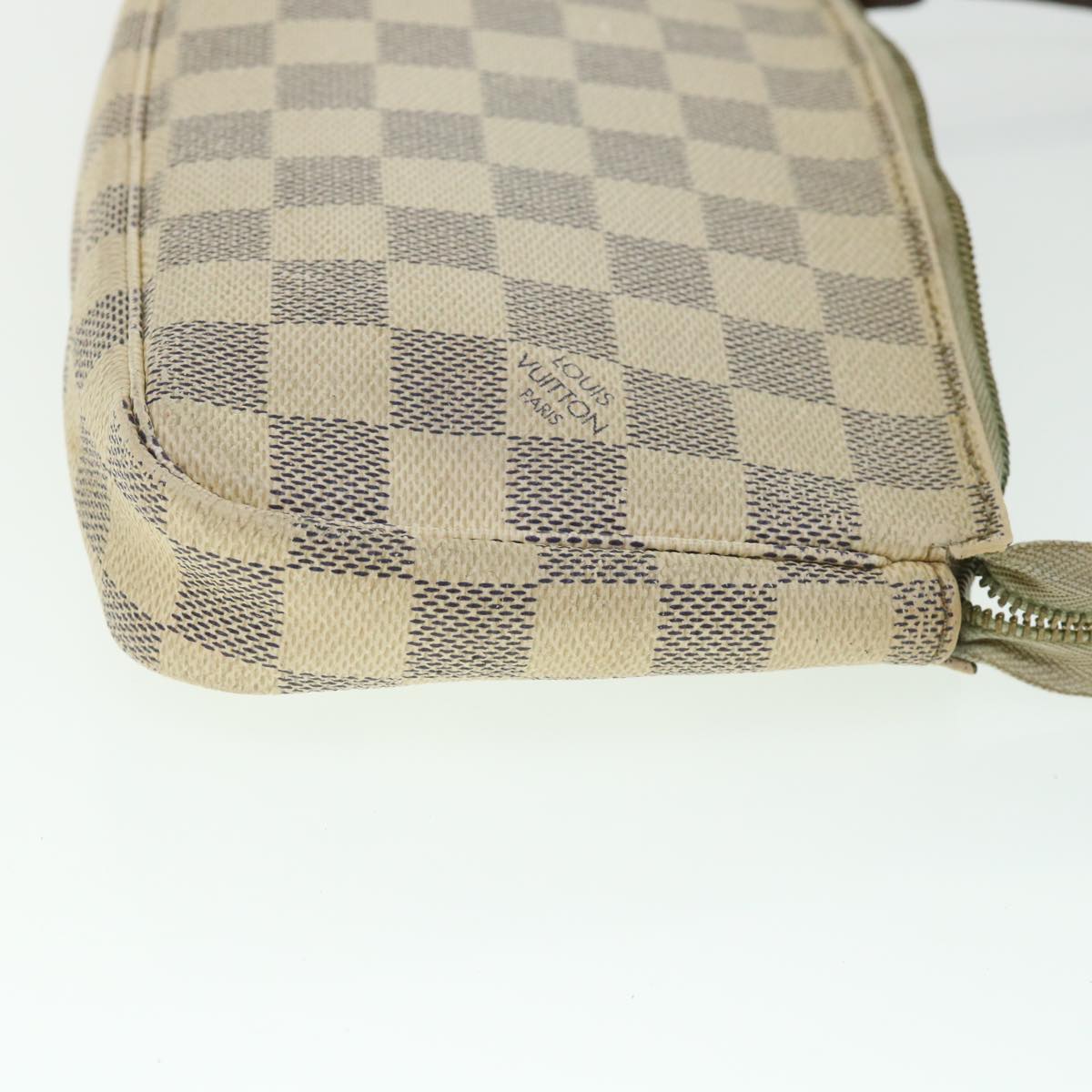 LOUIS VUITTON Damier Azur Pochette Accessoires Pouch N51986 LV 55044