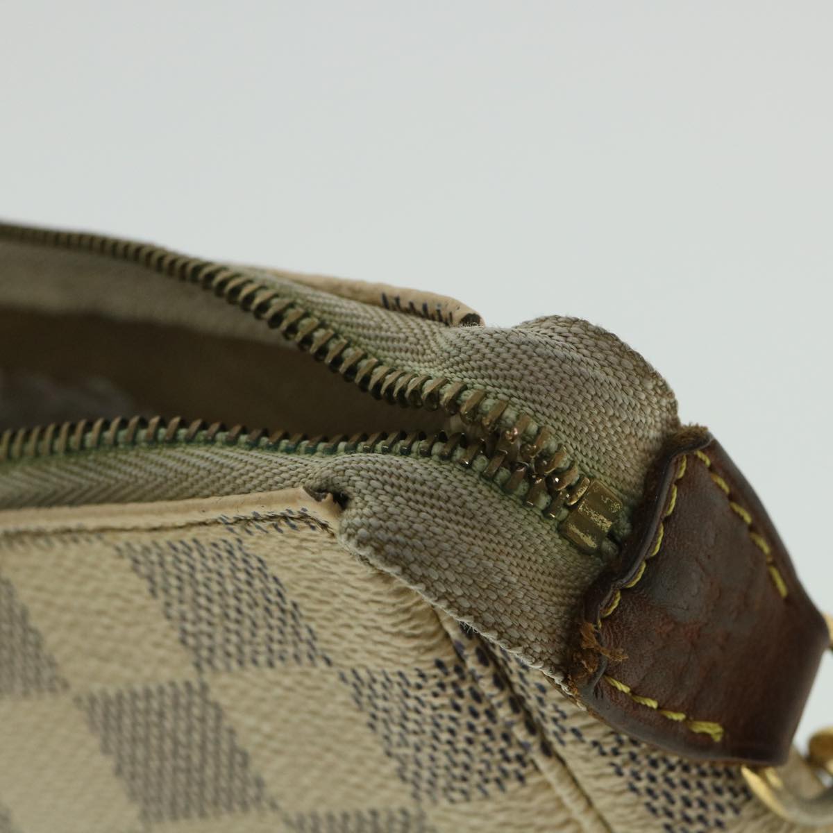 LOUIS VUITTON Damier Azur Pochette Accessoires Pouch N51986 LV 55044