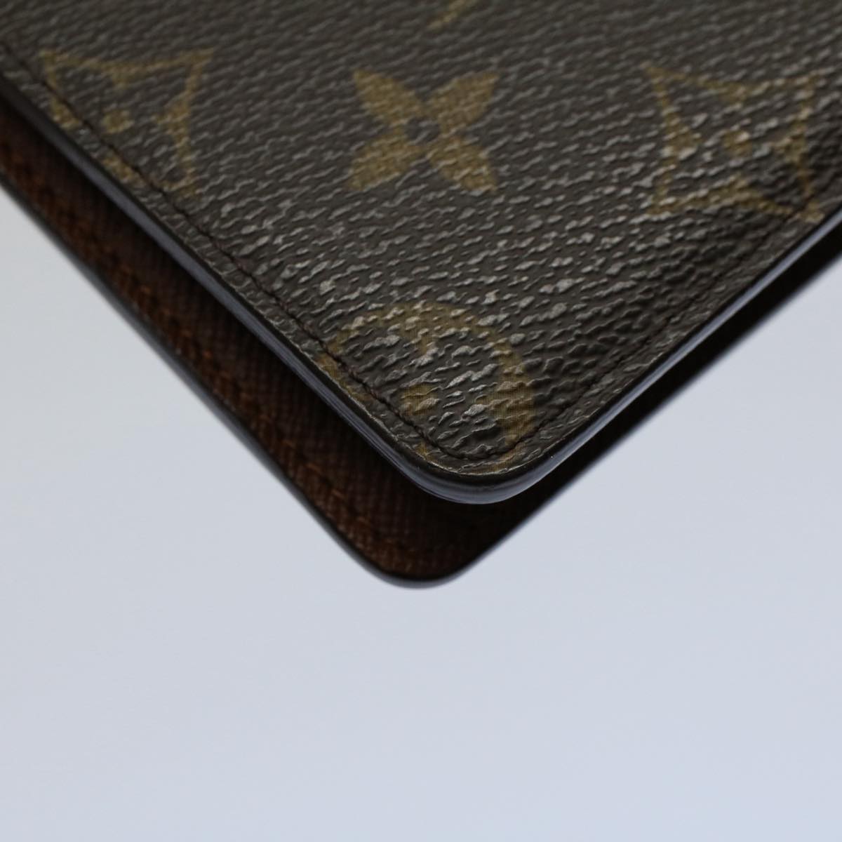 LOUIS VUITTON Monogram Agenda Scrap Book Day Planner Cover R20955 LV 55046A