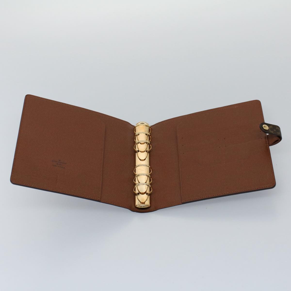 LOUIS VUITTON Monogram Agenda Scrap Book Day Planner Cover R20955 LV 55046A