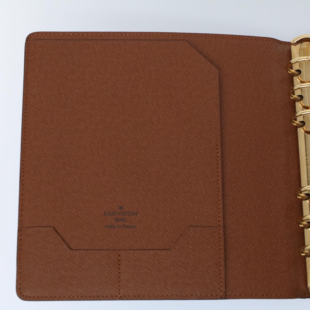 LOUIS VUITTON Monogram Agenda Scrap Book Day Planner Cover R20955 LV 55046A