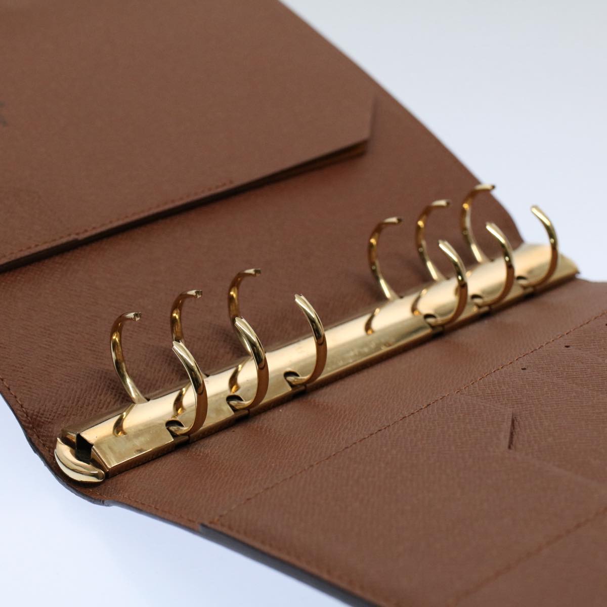 LOUIS VUITTON Monogram Agenda Scrap Book Day Planner Cover R20955 LV 55046A