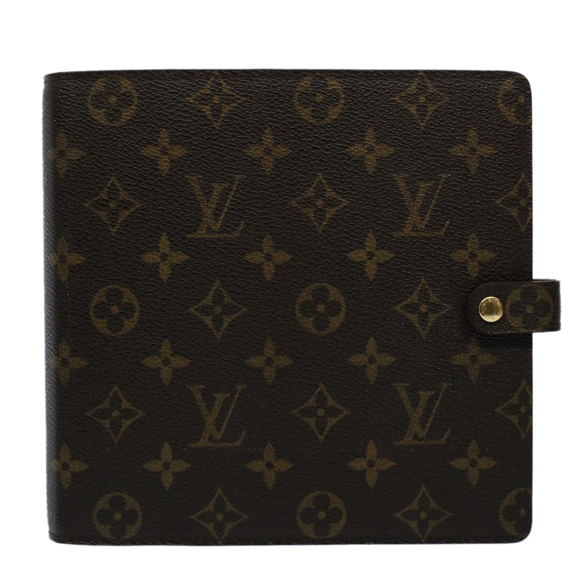 LOUIS VUITTON Monogram Agenda Scrap Book Day Planner Cover R20955 LV 55046A
