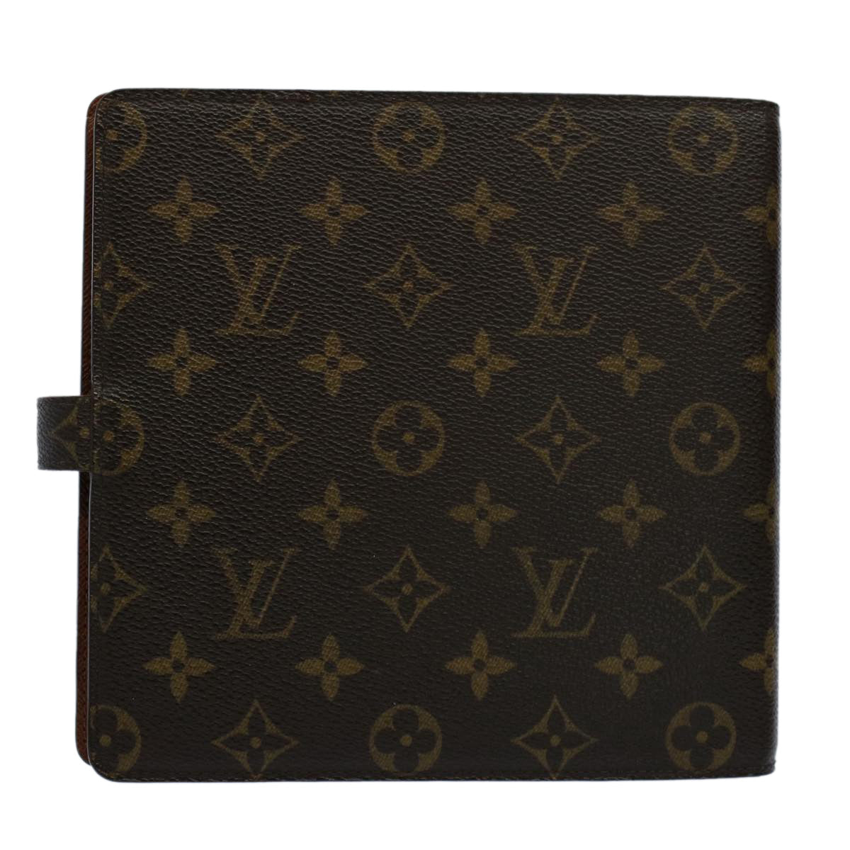 LOUIS VUITTON Monogram Agenda Scrap Book Day Planner Cover R20955 LV 55046A