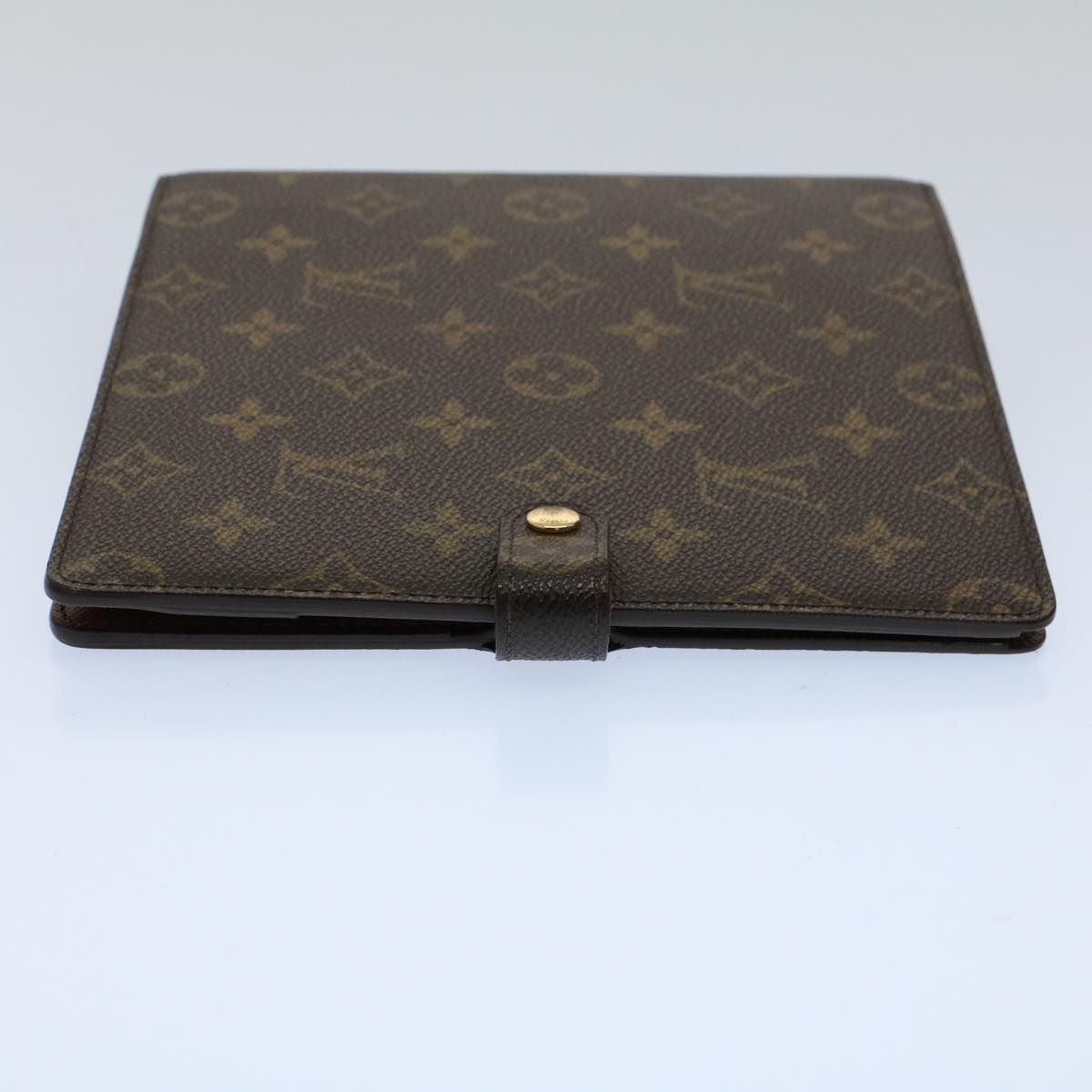 LOUIS VUITTON Monogram Agenda Scrap Book Day Planner Cover R20955 LV 55046A