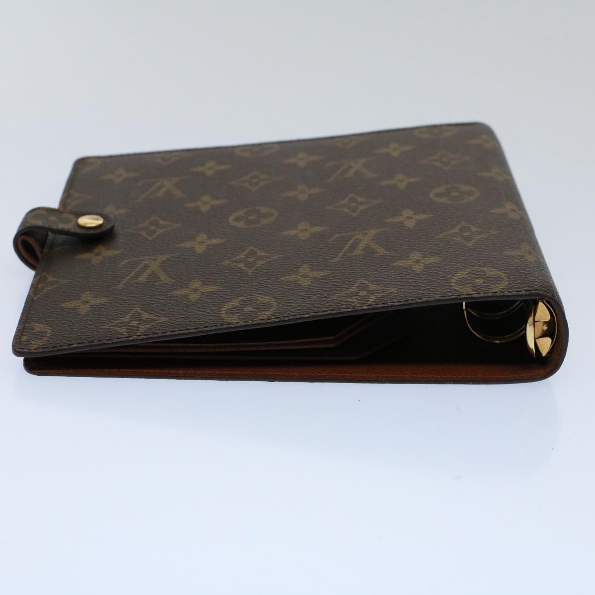 LOUIS VUITTON Monogram Agenda Scrap Book Day Planner Cover R20955 LV 55046A