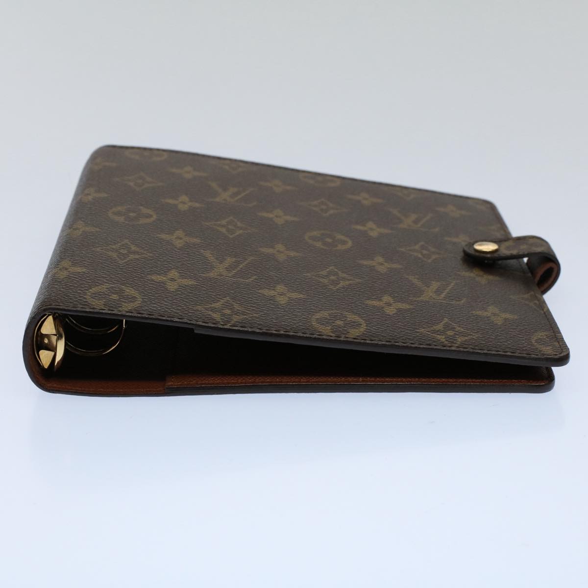 LOUIS VUITTON Monogram Agenda Scrap Book Day Planner Cover R20955 LV 55046A