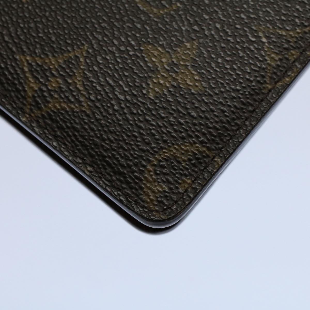 LOUIS VUITTON Monogram Agenda Scrap Book Day Planner Cover R20955 LV 55046A