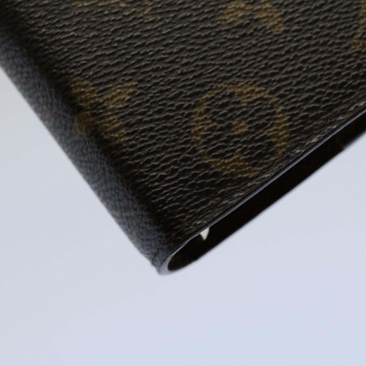 LOUIS VUITTON Monogram Agenda Scrap Book Day Planner Cover R20955 LV 55046A