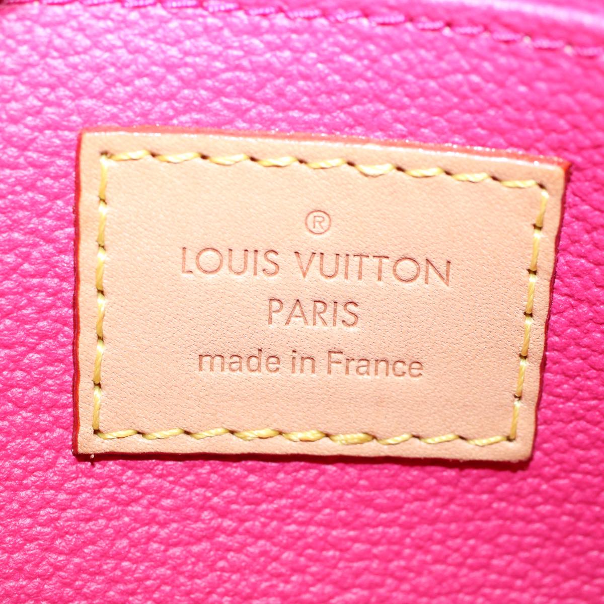 LOUIS VUITTON Monogram Multicolor Pochette Cosmetic Black M47355 LV 55047A