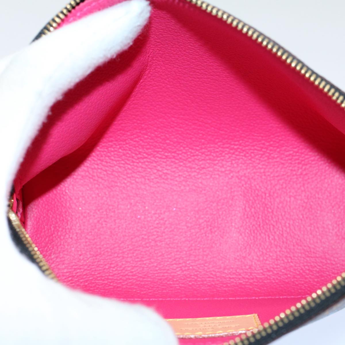 LOUIS VUITTON Monogram Multicolor Pochette Cosmetic Black M47355 LV 55047A