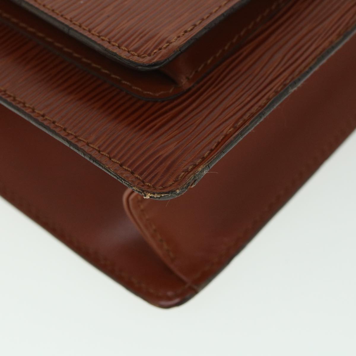 LOUIS VUITTON Epi Monceau Hand Bag Brown M52123 LV 55049