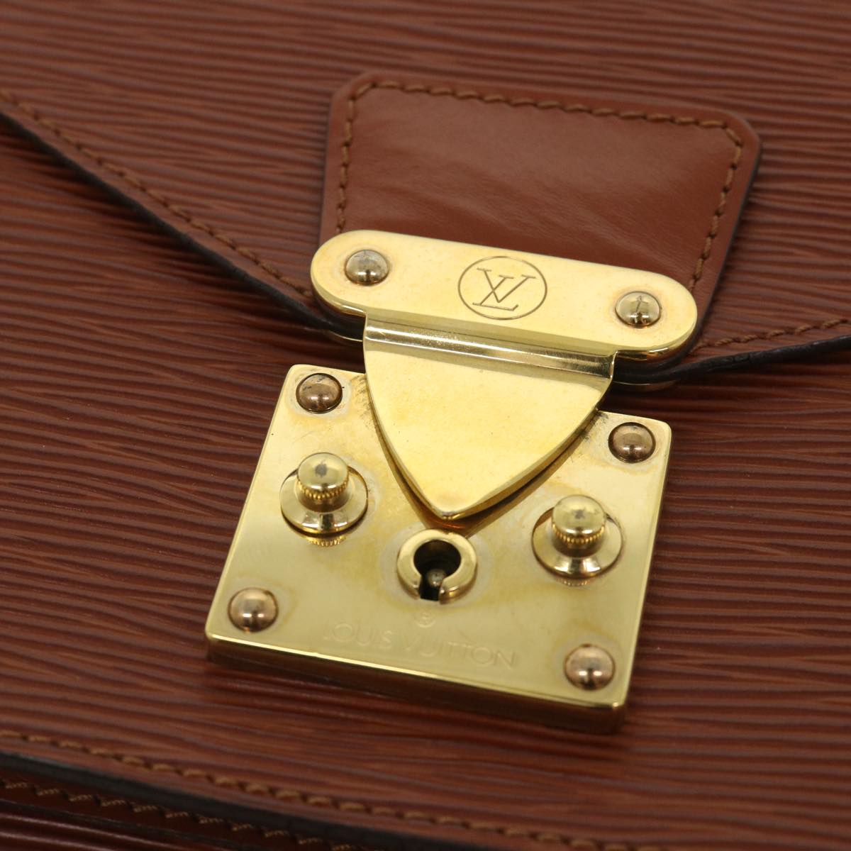 LOUIS VUITTON Epi Monceau Hand Bag Brown M52123 LV 55049