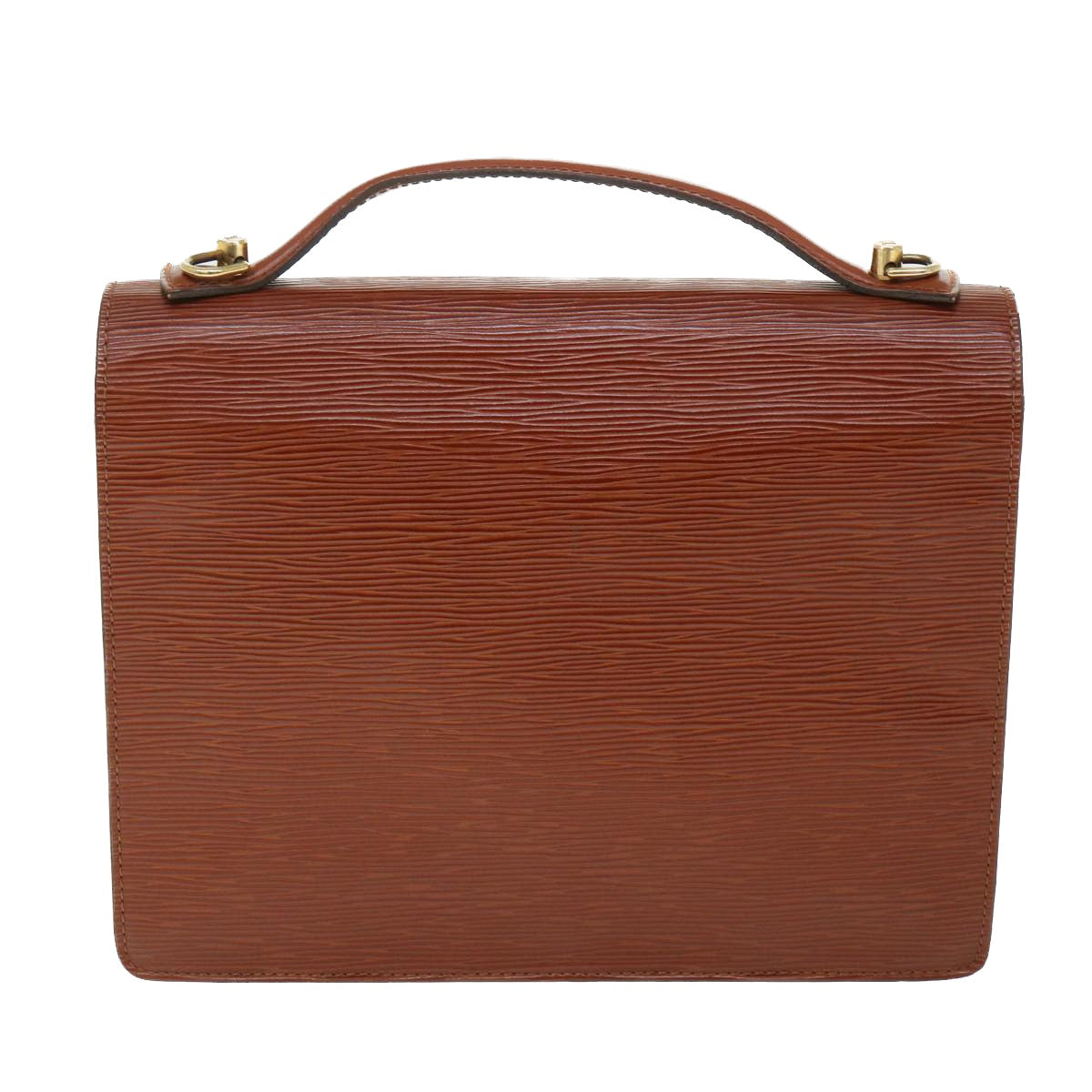 LOUIS VUITTON Epi Monceau Hand Bag Brown M52123 LV 55049