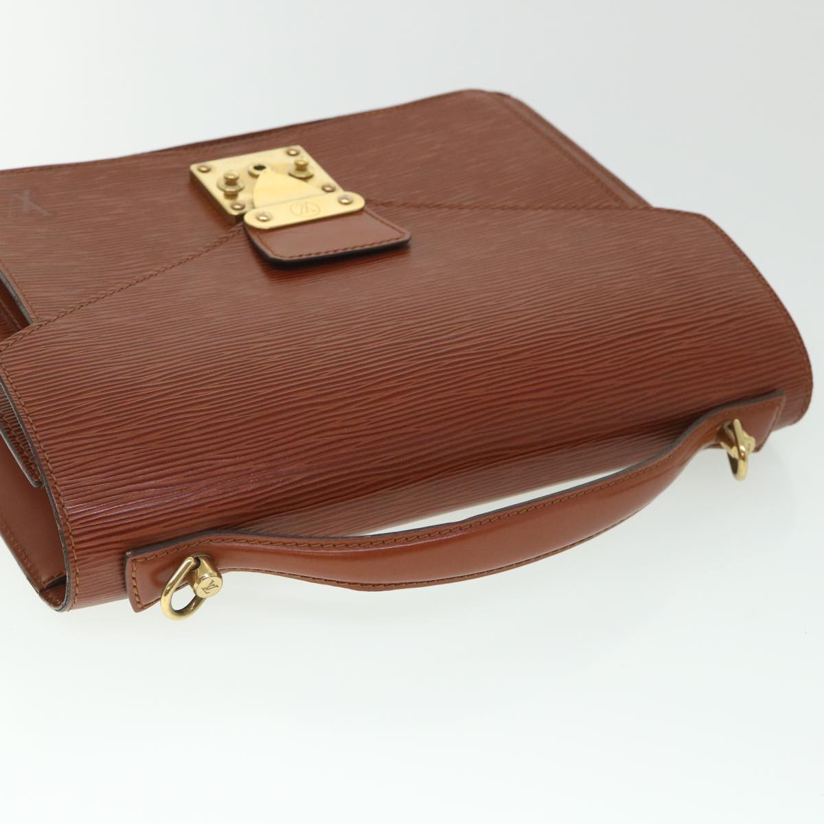 LOUIS VUITTON Epi Monceau Hand Bag Brown M52123 LV 55049