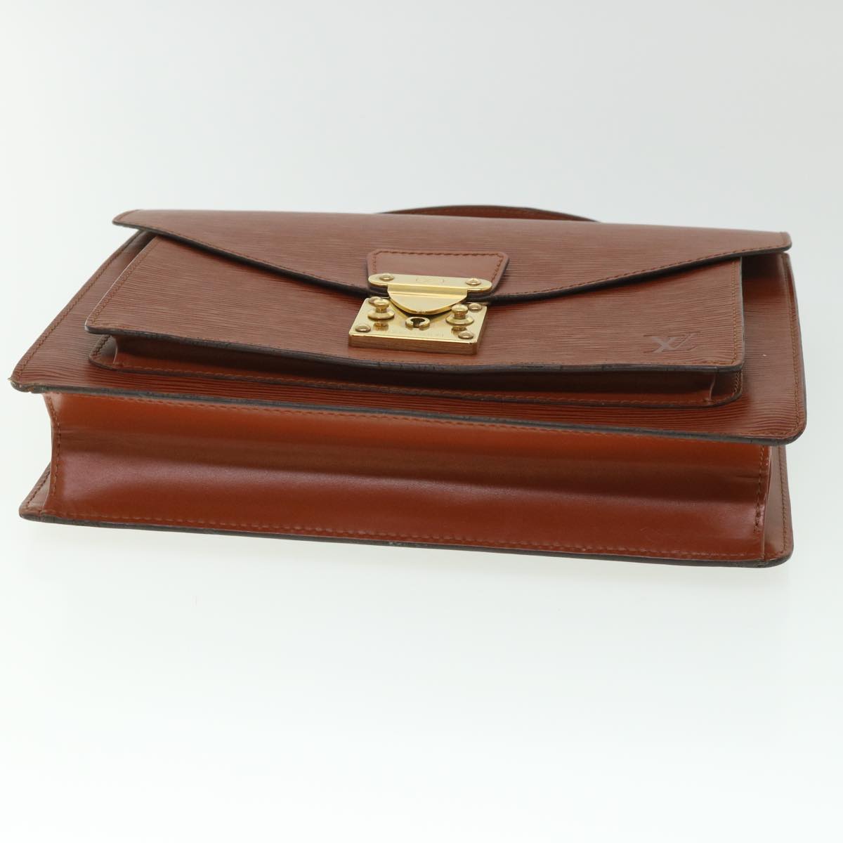 LOUIS VUITTON Epi Monceau Hand Bag Brown M52123 LV 55049