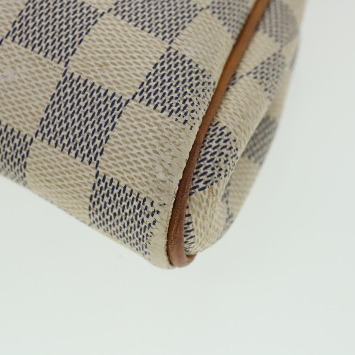 LOUIS VUITTON Damier Azur Eva Shoulder Bag 2way N55214 LV 55052