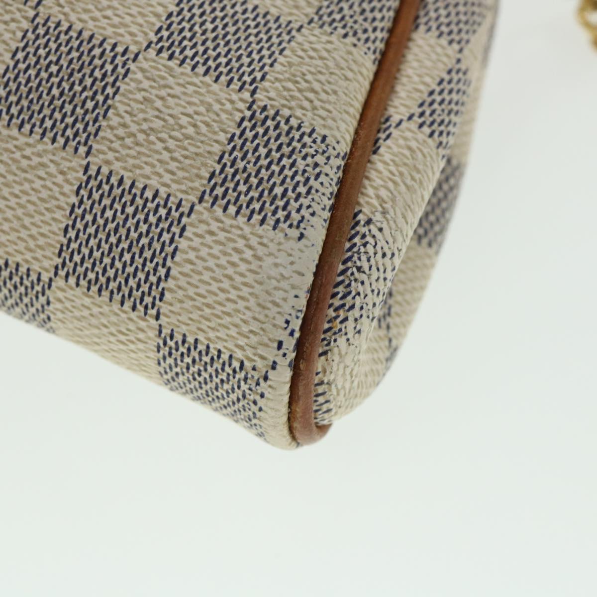 LOUIS VUITTON Damier Azur Eva Shoulder Bag 2way N55214 LV 55052
