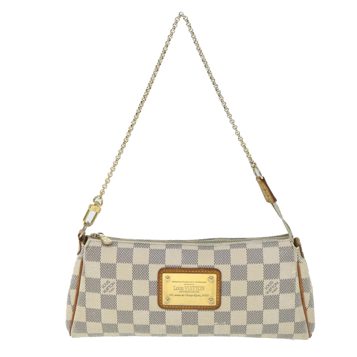 LOUIS VUITTON Damier Azur Eva Shoulder Bag 2way N55214 LV 55052