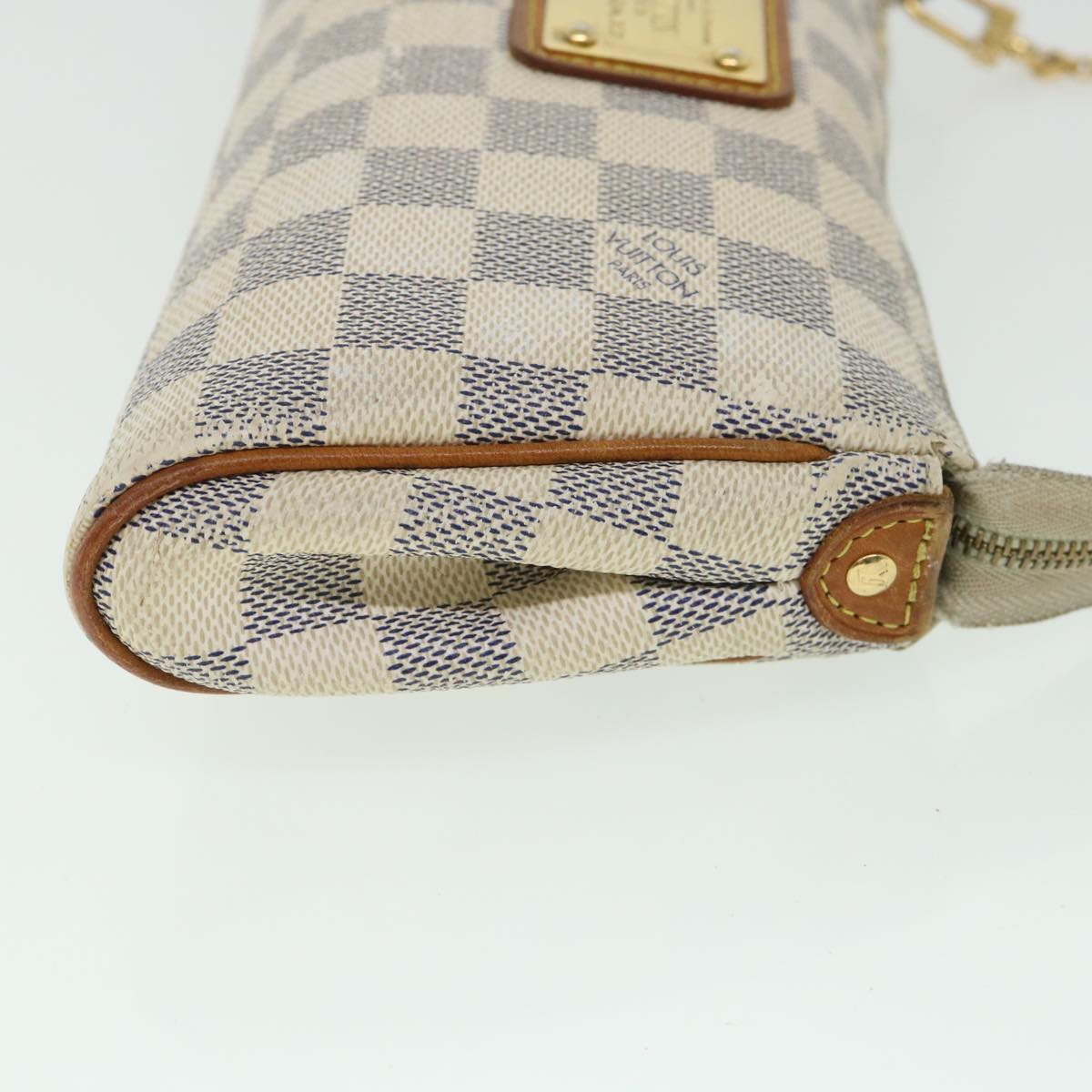 LOUIS VUITTON Damier Azur Eva Shoulder Bag 2way N55214 LV 55052
