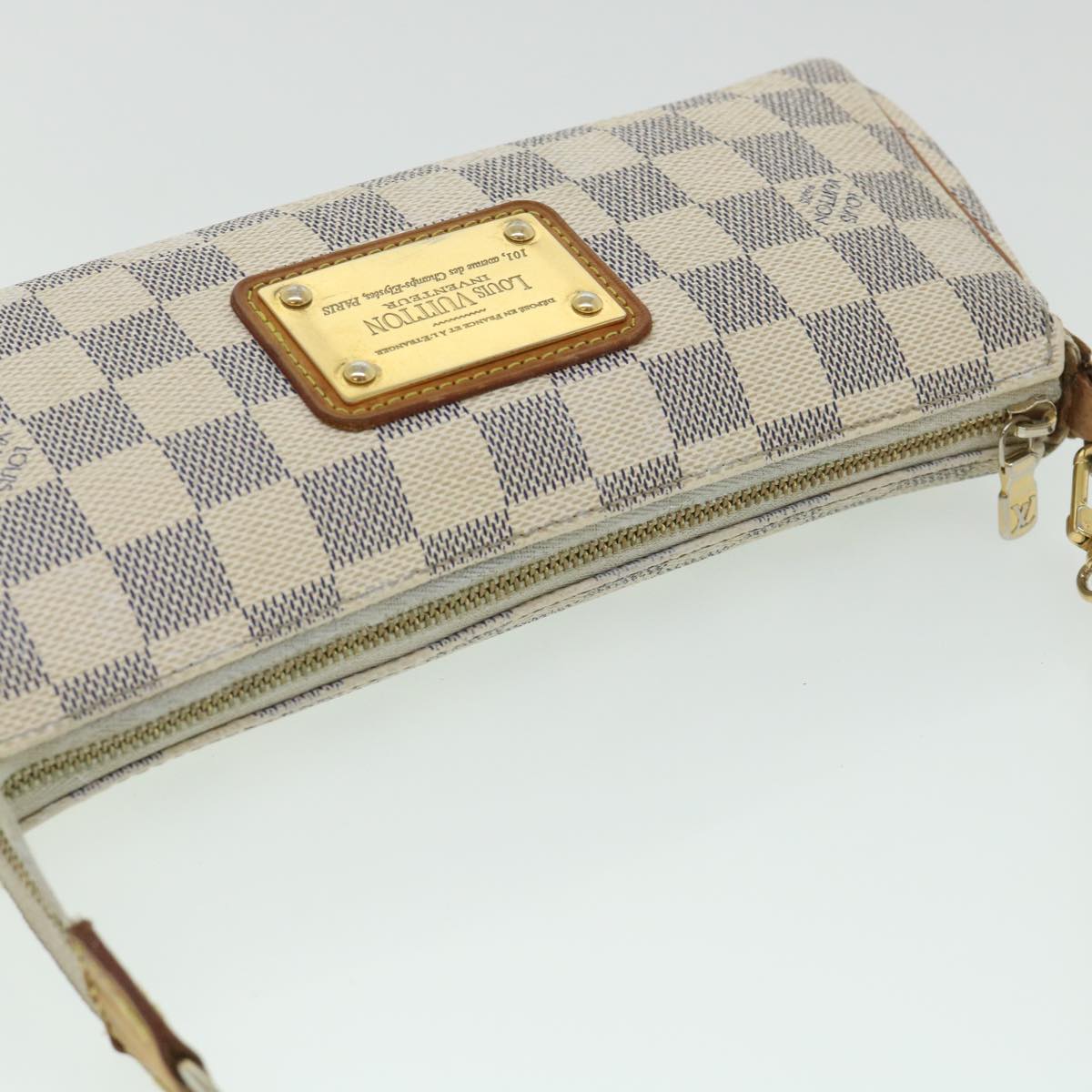 LOUIS VUITTON Damier Azur Eva Shoulder Bag 2way N55214 LV 55052