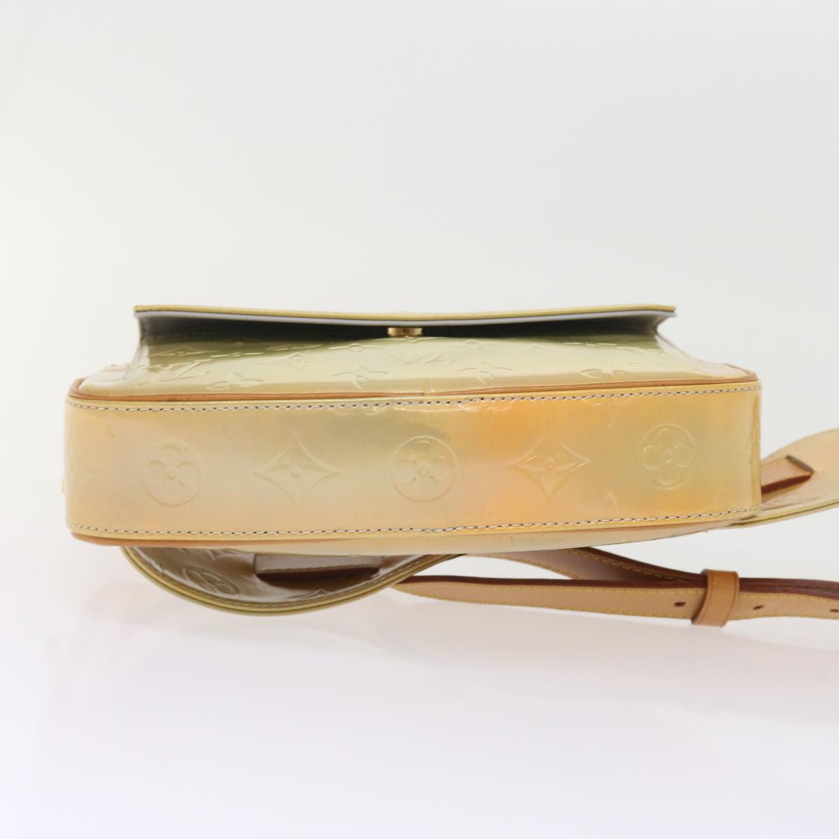LOUIS VUITTON Monogram Vernis Fulton Waist Bag Gris M91041 LV 55054