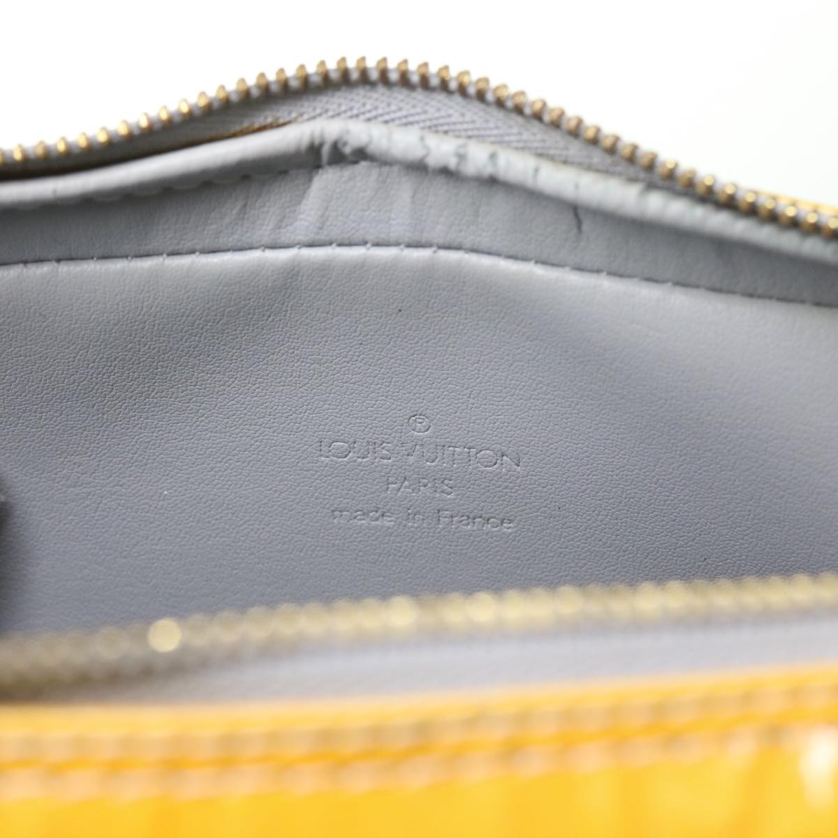 LOUIS VUITTON Monogram Vernis Fulton Waist Bag Gris M91041 LV 55054