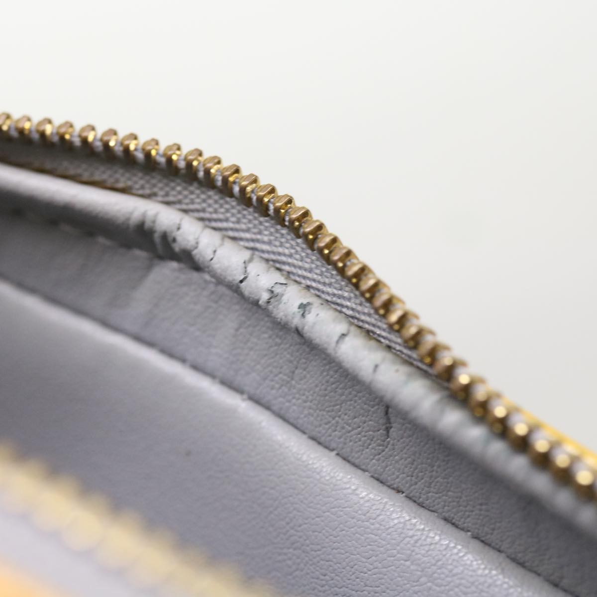 LOUIS VUITTON Monogram Vernis Fulton Waist Bag Gris M91041 LV 55054