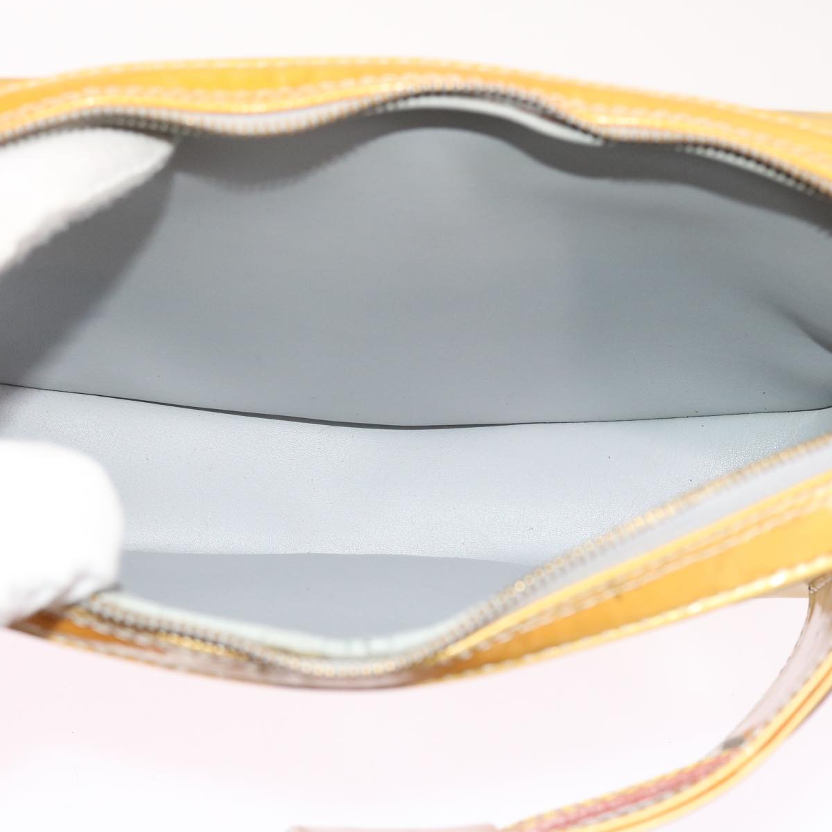 LOUIS VUITTON Monogram Vernis Fulton Waist Bag Gris M91041 LV 55054
