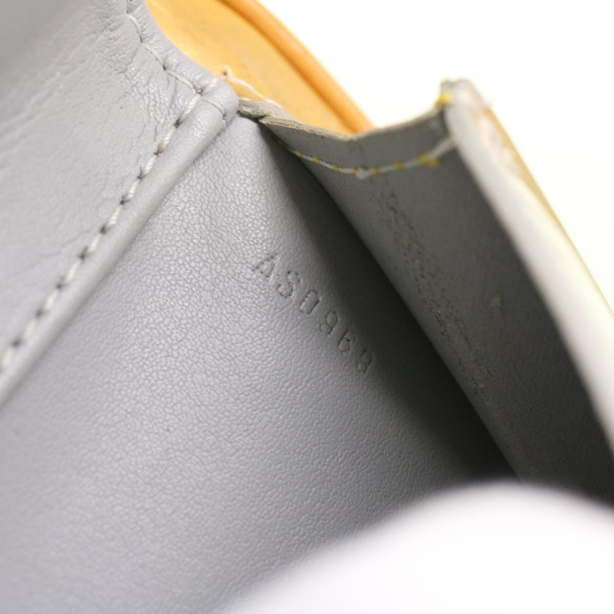 LOUIS VUITTON Monogram Vernis Fulton Waist Bag Gris M91041 LV 55054