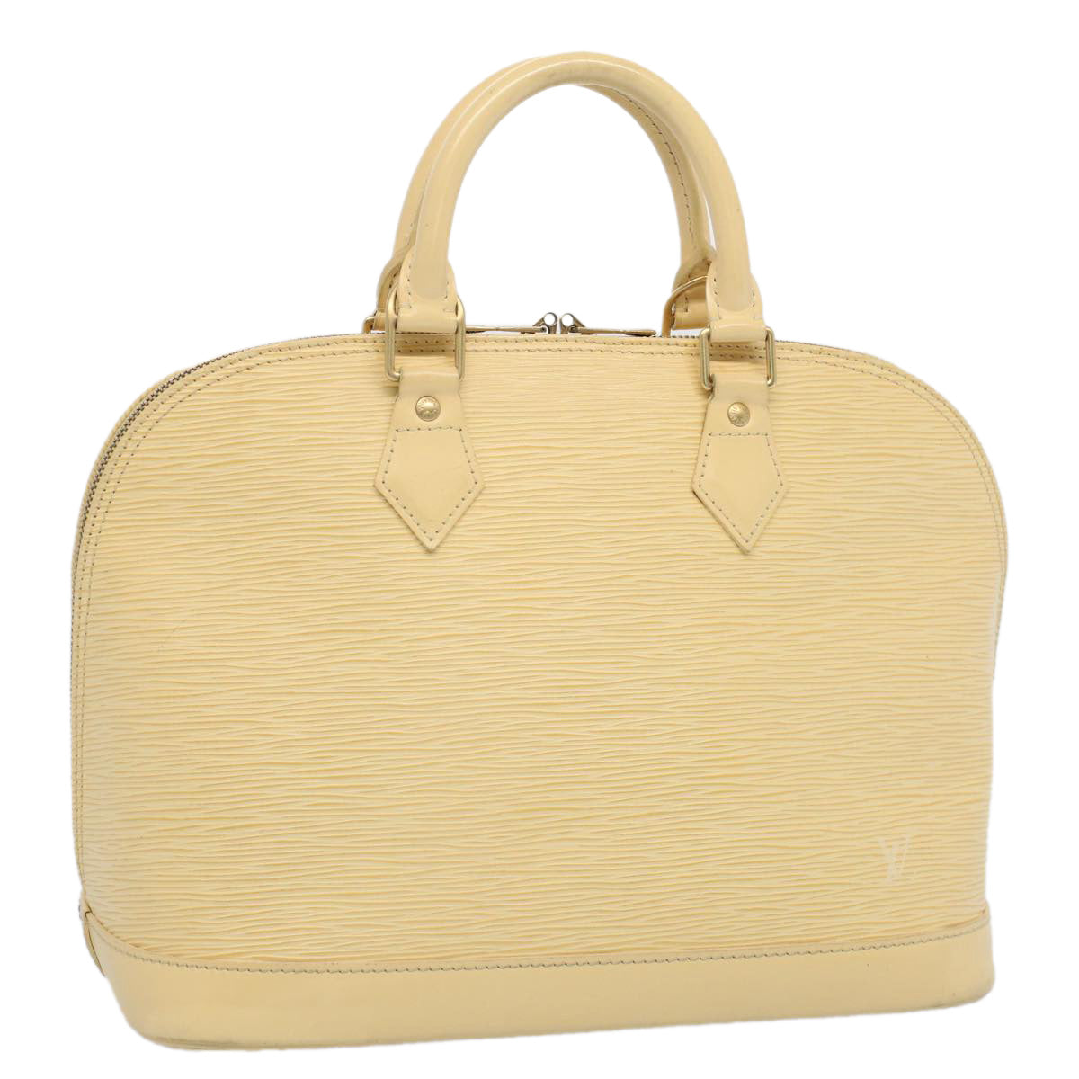 LOUIS VUITTON Epi Alma Hand Bag Cream Vanilla M5214A LV 55059