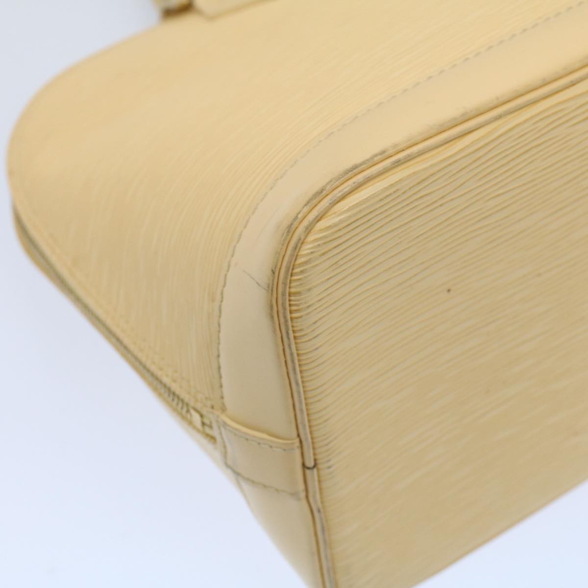 LOUIS VUITTON Epi Alma Hand Bag Cream Vanilla M5214A LV 55059