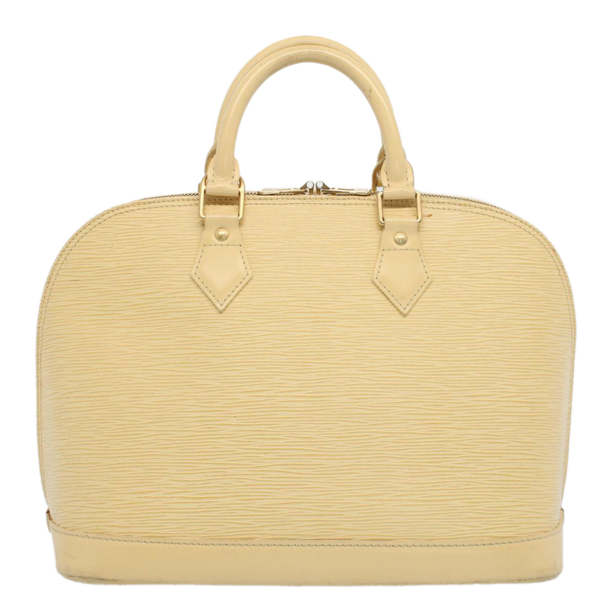 LOUIS VUITTON Epi Alma Hand Bag Cream Vanilla M5214A LV 55059