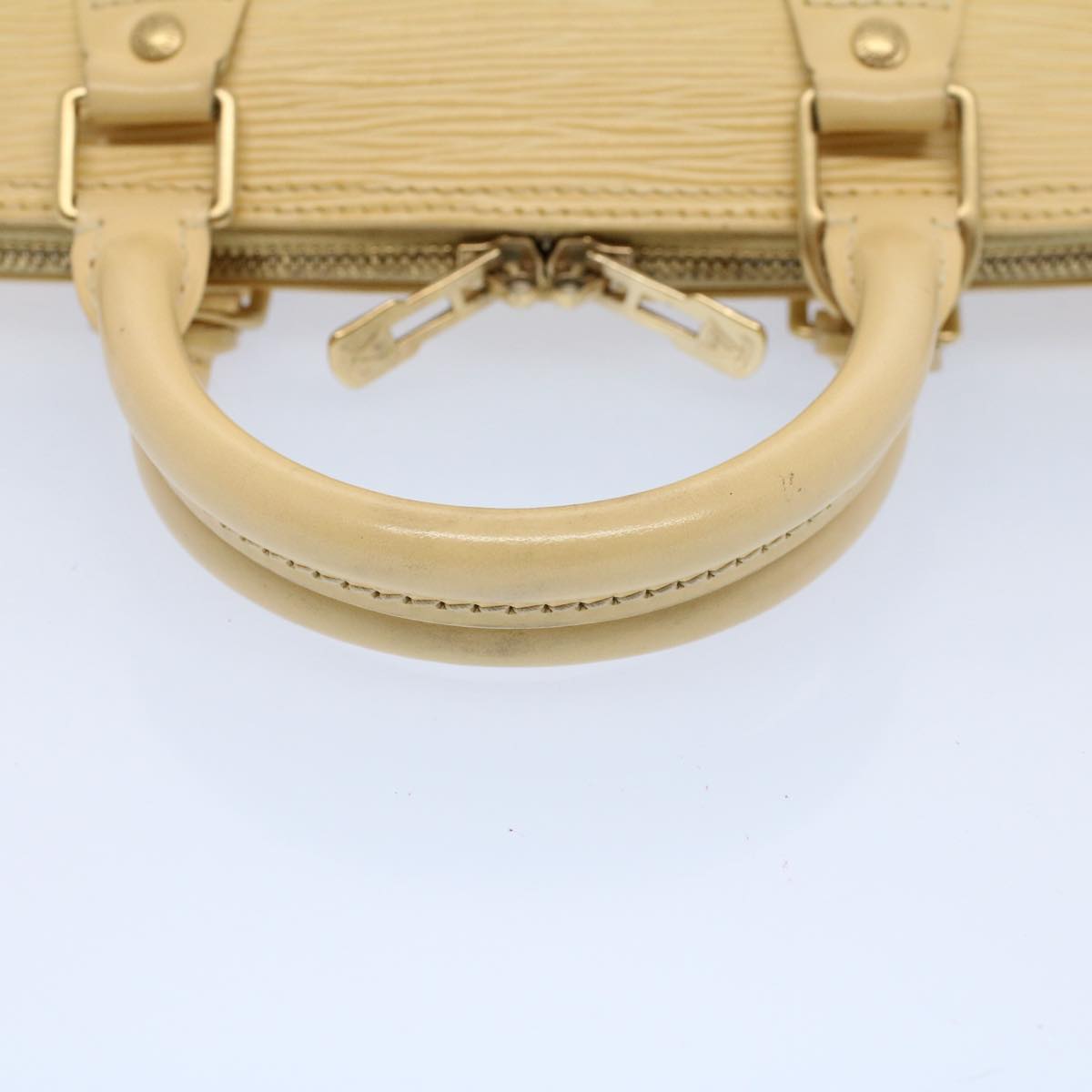 LOUIS VUITTON Epi Alma Hand Bag Cream Vanilla M5214A LV 55059