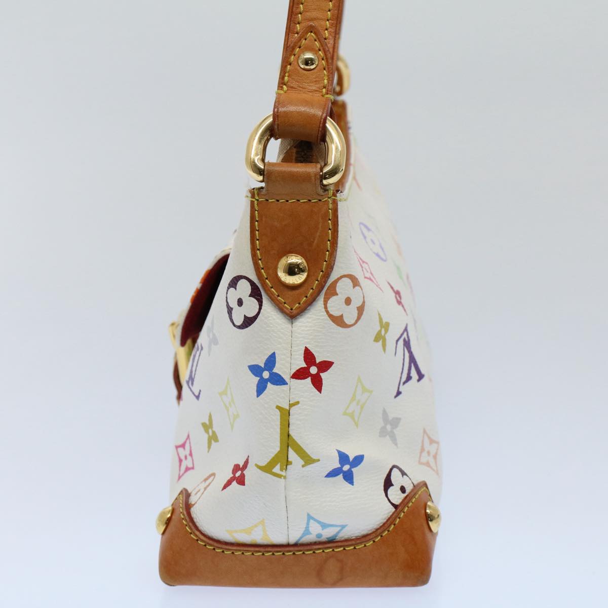 LOUIS VUITTON Monogram Multicolor Eliza Shoulder Bag White M40098 LV 55061