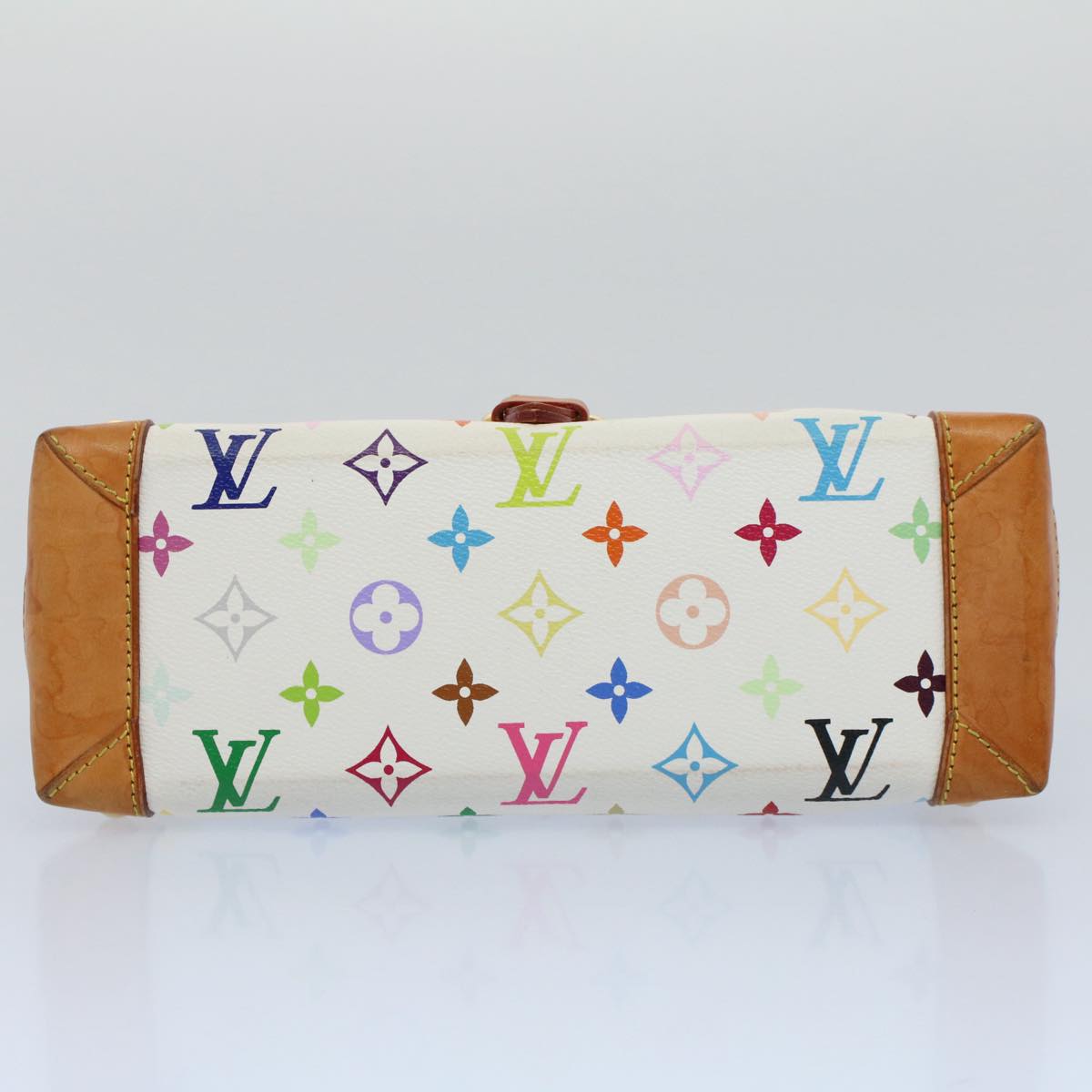 LOUIS VUITTON Monogram Multicolor Eliza Shoulder Bag White M40098 LV 55061