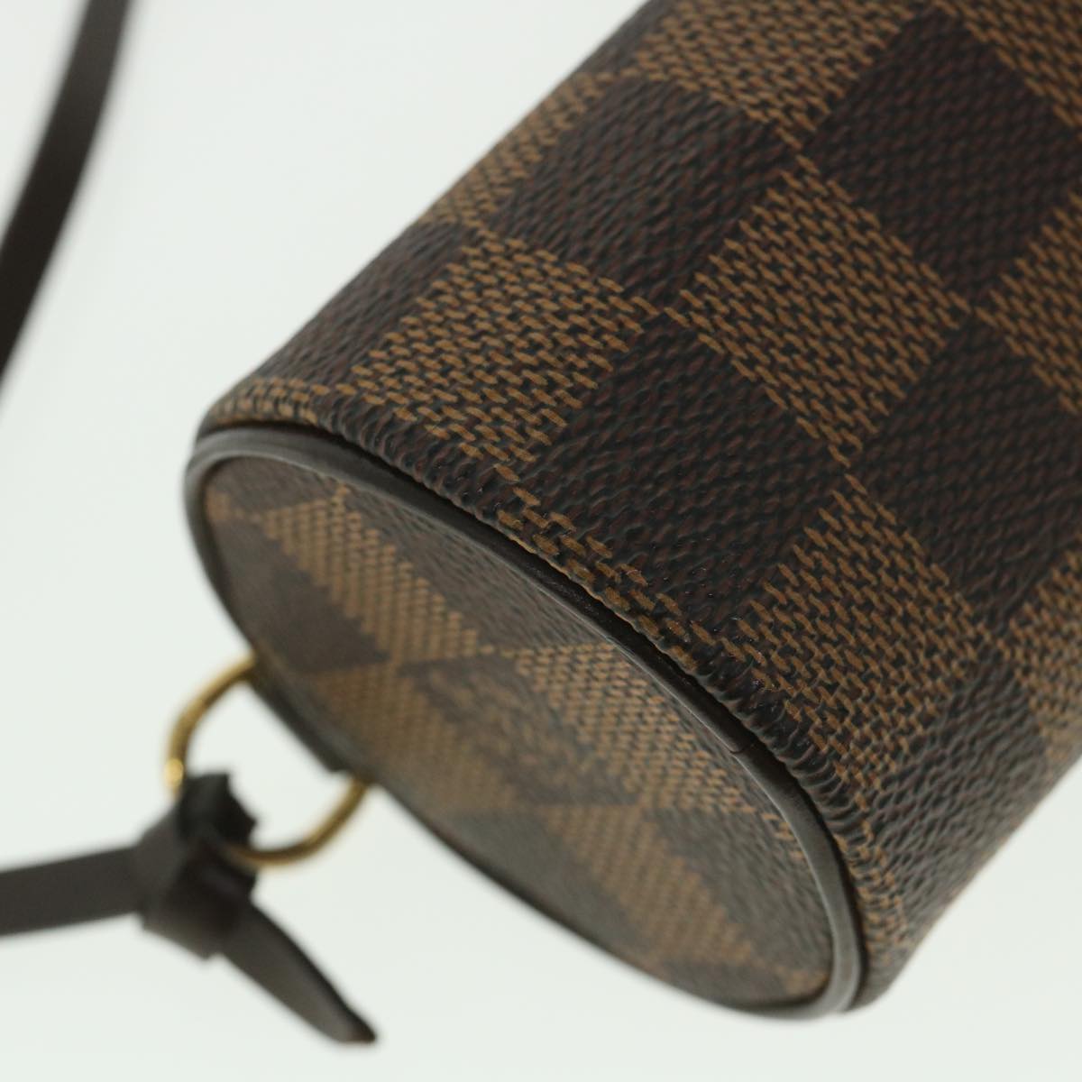 LOUIS VUITTON Damier Ebene Papillon Pouch LV 55069