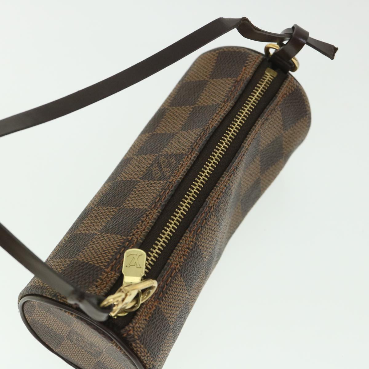 LOUIS VUITTON Damier Ebene Papillon Pouch LV 55069