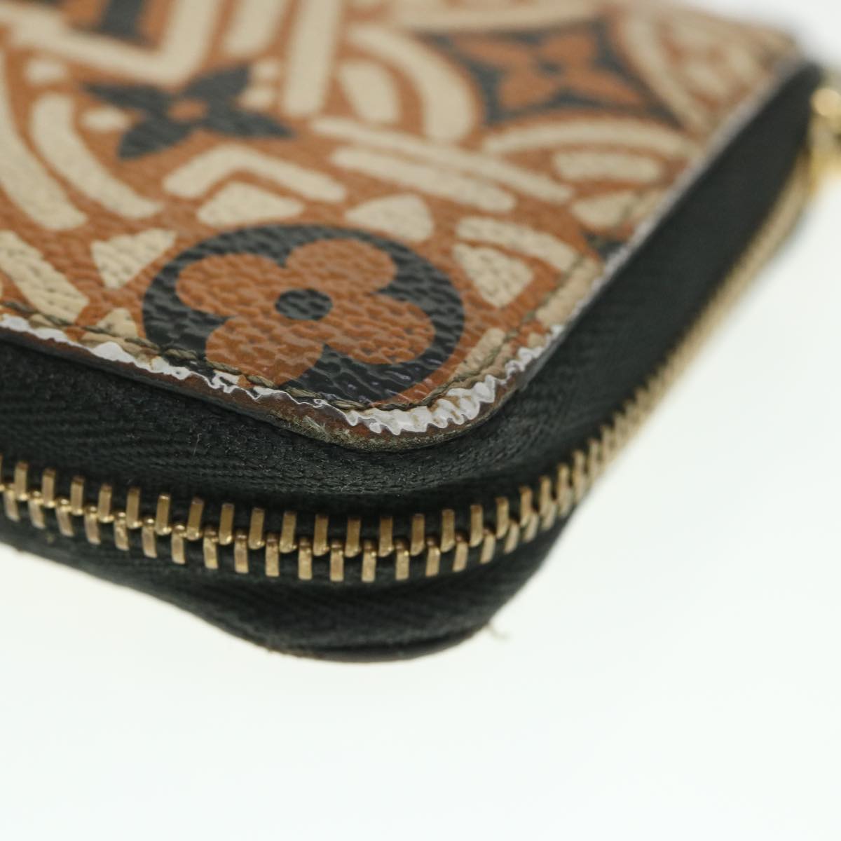 LOUIS VUITTON Monogram Giant Crafty Zippy Coin Purse Caramel M69496 55070