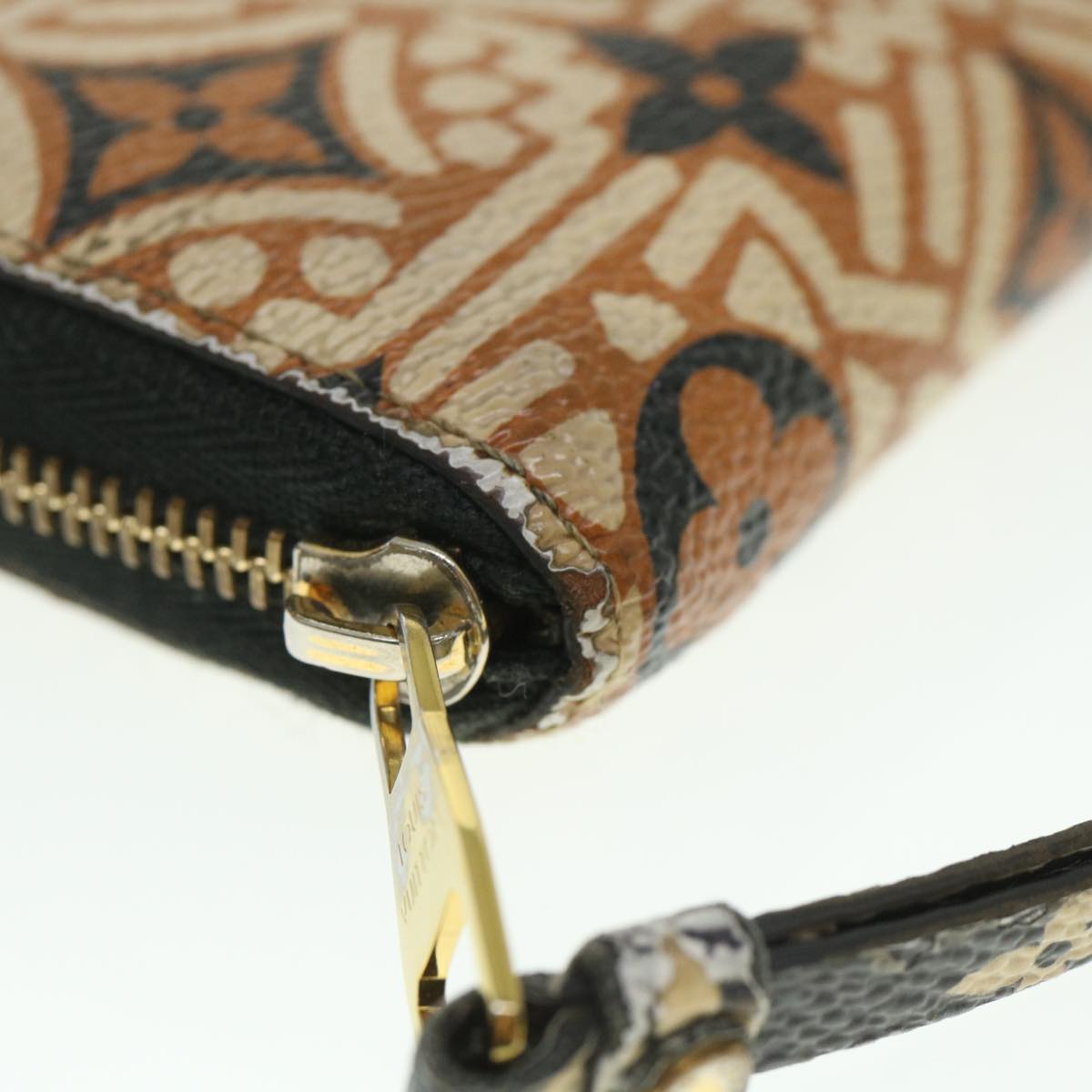 LOUIS VUITTON Monogram Giant Crafty Zippy Coin Purse Caramel M69496 55070