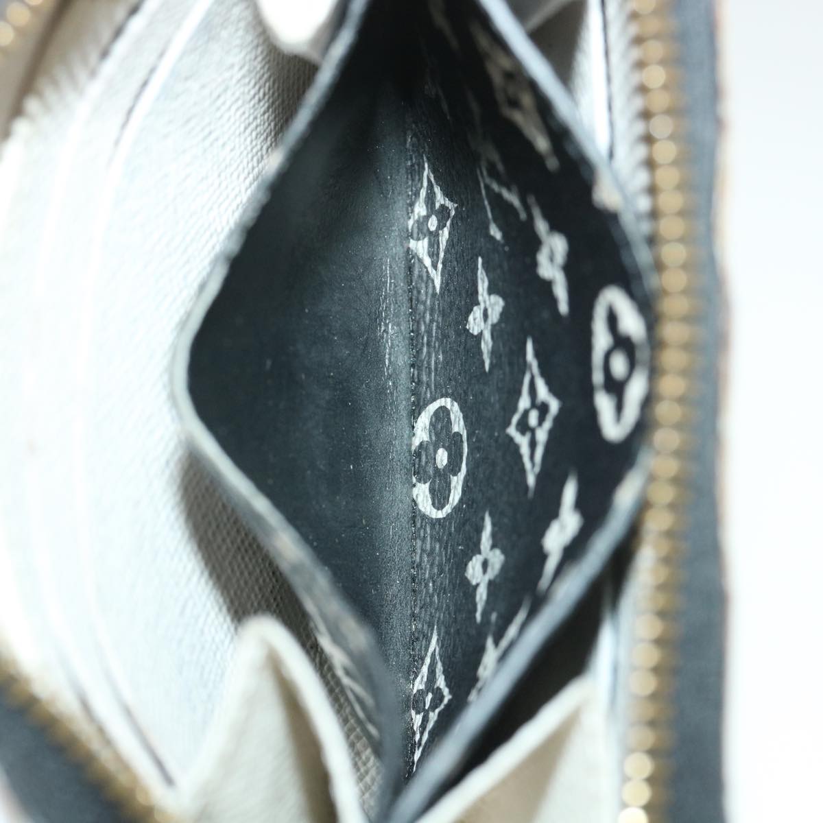 LOUIS VUITTON Monogram Giant Crafty Zippy Coin Purse Caramel M69496 55070