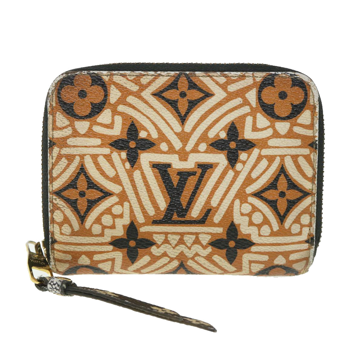 LOUIS VUITTON Monogram Giant Crafty Zippy Coin Purse Caramel M69496 55070