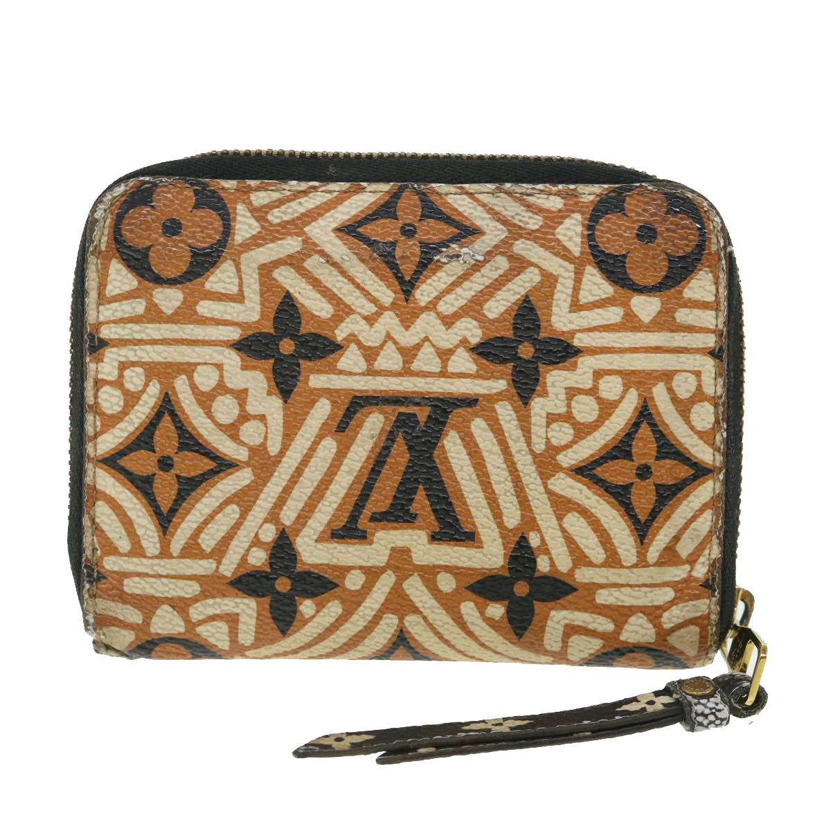 LOUIS VUITTON Monogram Giant Crafty Zippy Coin Purse Caramel M69496 55070