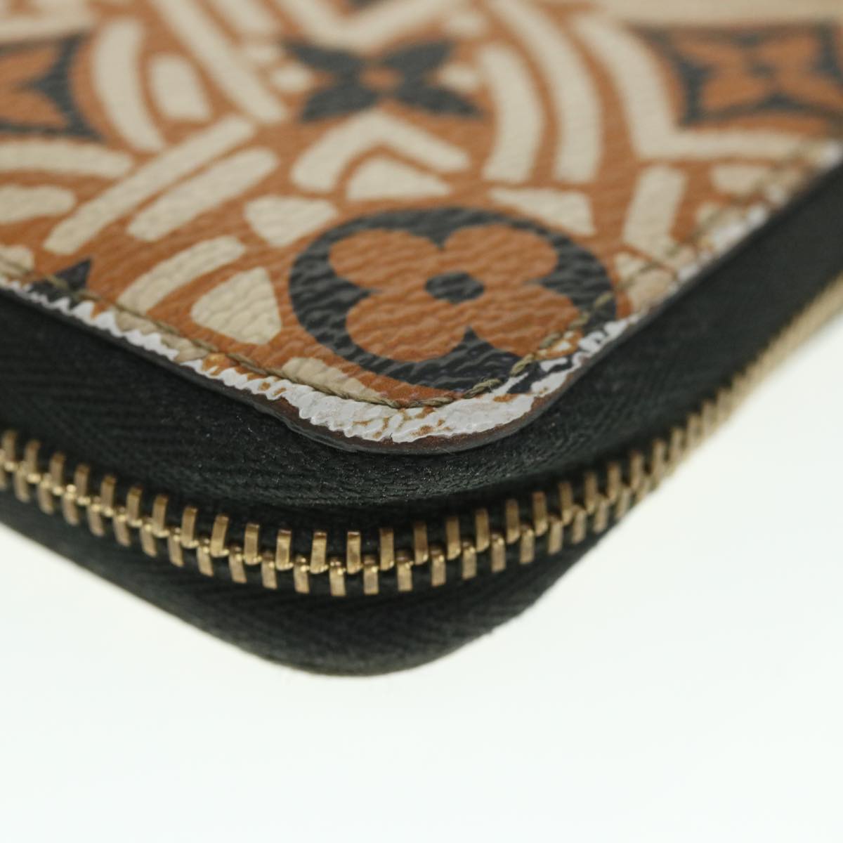 LOUIS VUITTON Monogram Giant Crafty Zippy Coin Purse Caramel M69496 55070