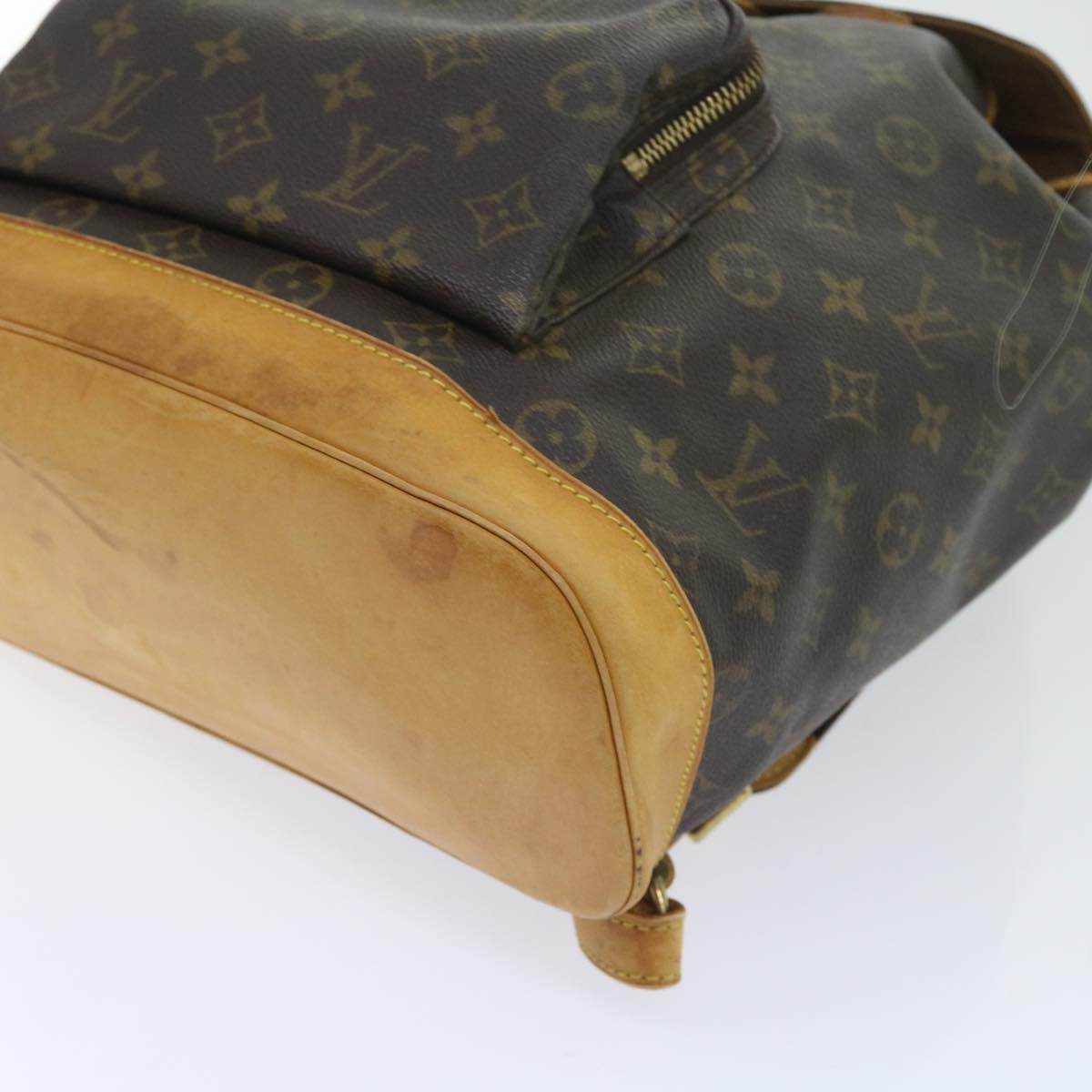 LOUIS VUITTON Monogram Montsouris GM Backpack M51135 LV 55075