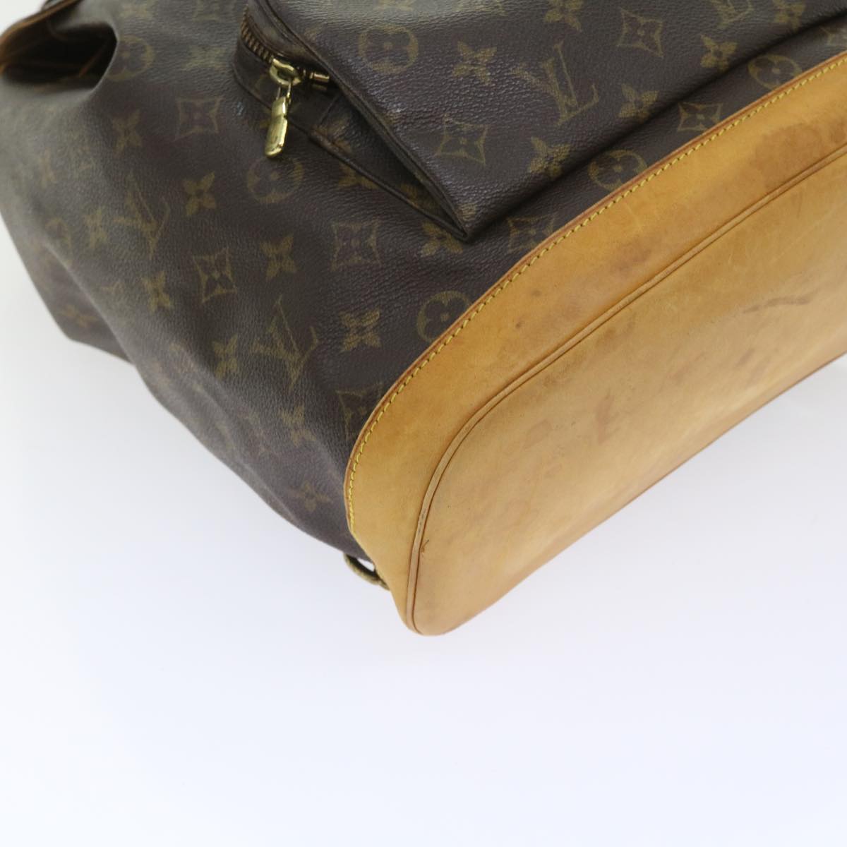LOUIS VUITTON Monogram Montsouris GM Backpack M51135 LV 55075